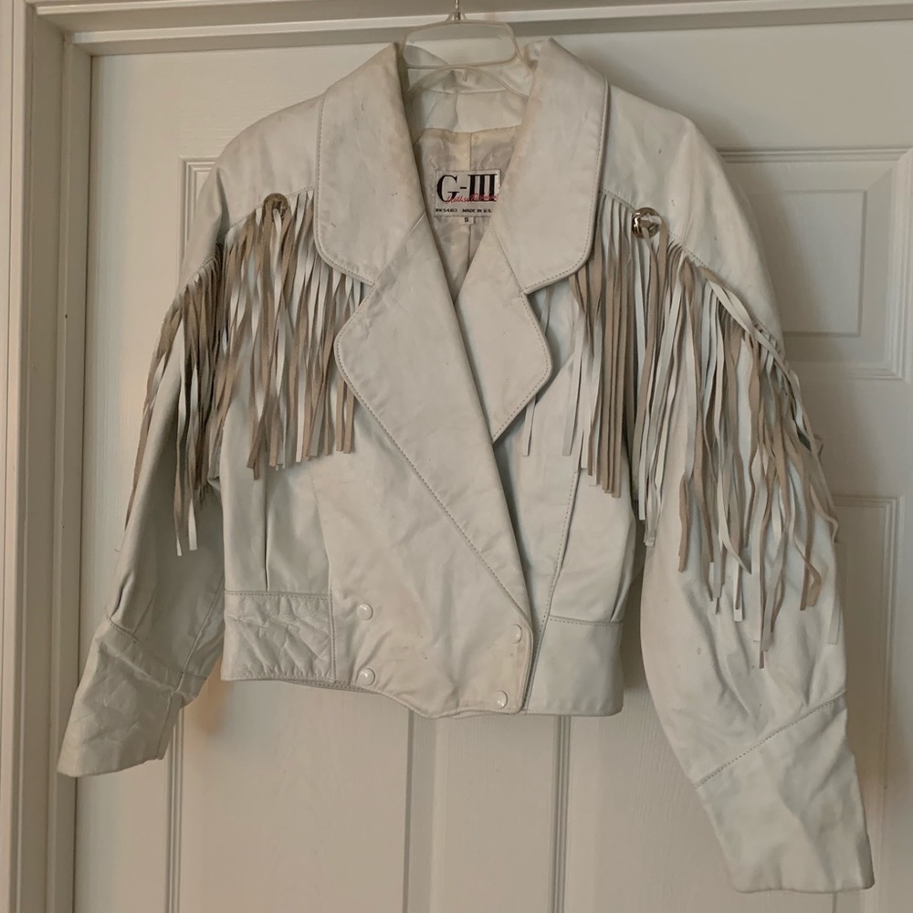 Fringed Leather Jacket